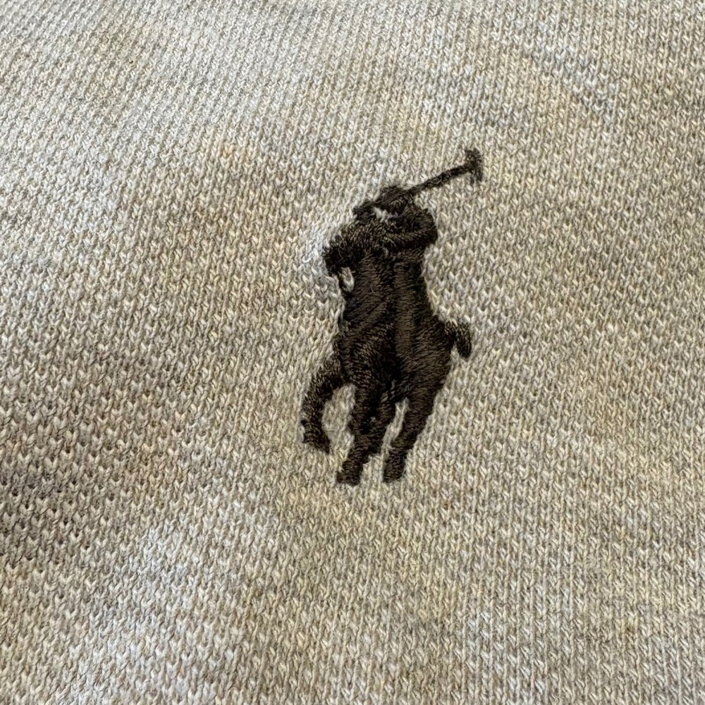 Polo Ralph Lauren‎ Polo Shirt Mens XL Tan Classic Fit Short Sleeve Pony Logo - Picture 4 of 8